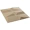 Ekena Millwork 19 5/8in. W x 19 5/8in. H Stratford EnduraWall Decorative 3D Wall Panel Covers 2.67 Sq. Ft. WP20X20STGBE - alternate 3